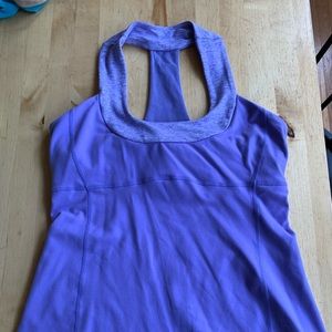 Lululemon lavender scoop neck tank